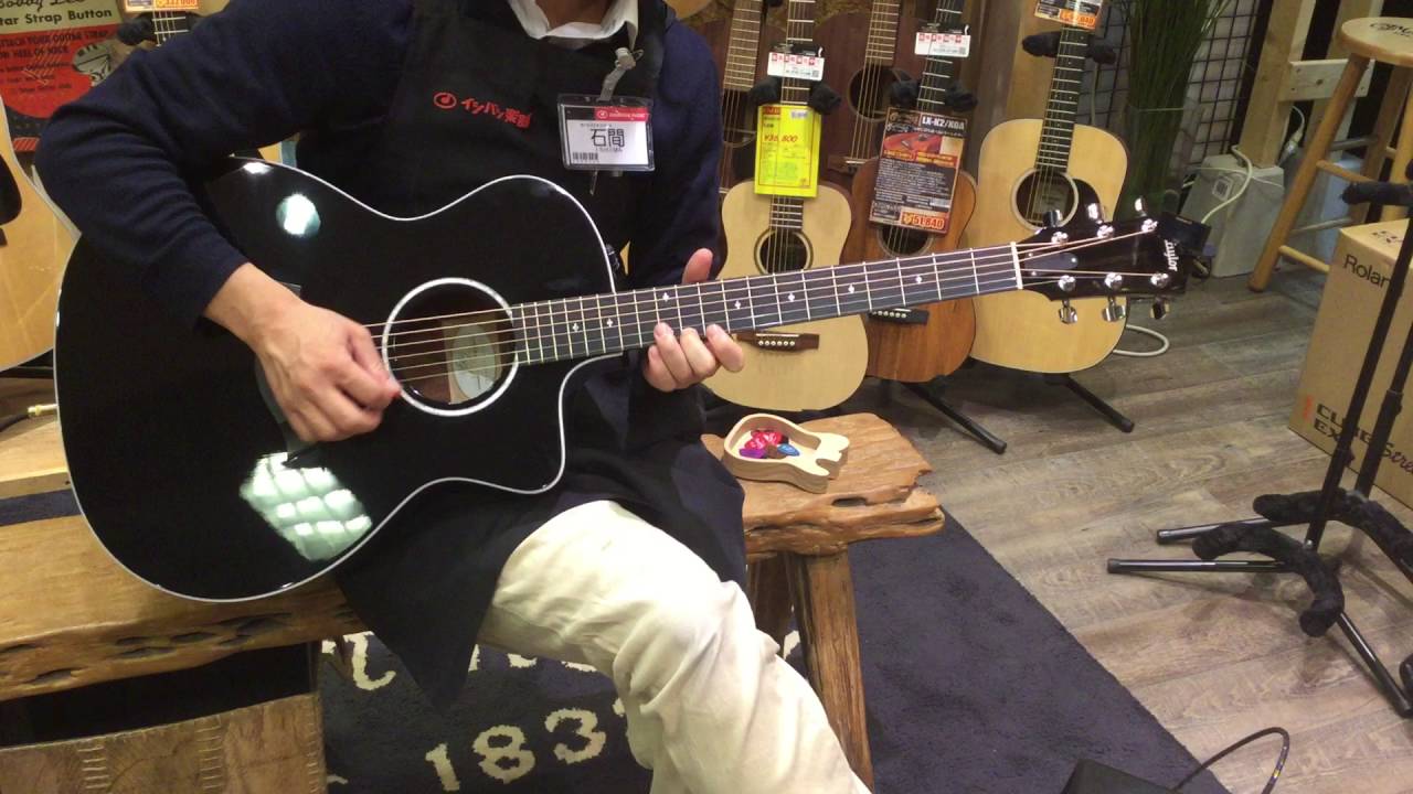 Taylor 214ce DLX ES2 BLK (Black)【イシバシ楽器心斎橋店】 - YouTube