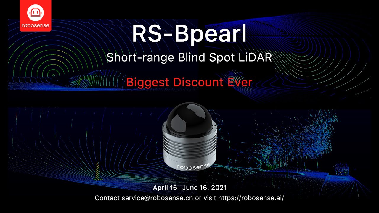 RoboSense Near-field Blind Spots Sensing LiDAR RS-Bpearl With