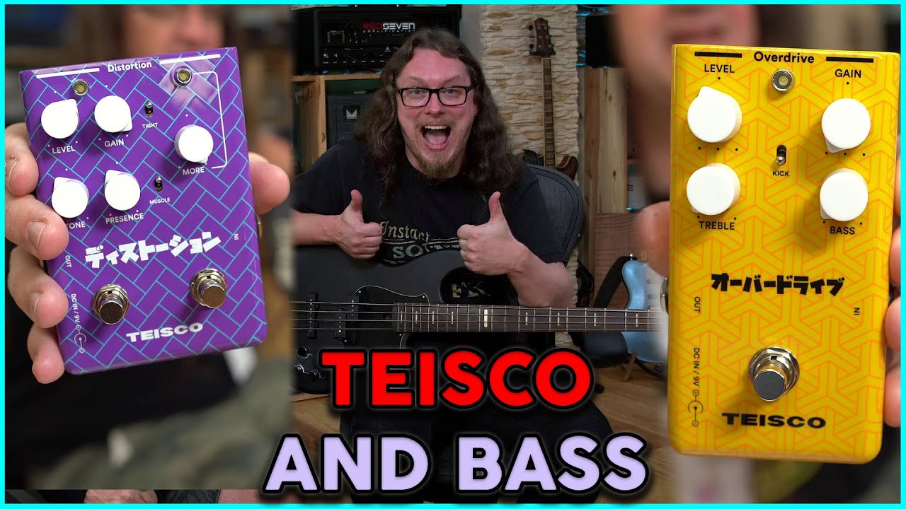 Teisco Distortion on Bass! YES! Ft. Glenn Fricker and Yamaha Bass