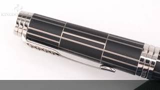 PARKER パーカー 万年筆 プリミエ ブラックシズレCT M - YouTube