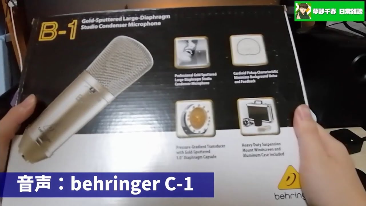 behringer（ベリンガー） B-1 購入レビュー、C-1から乗り換えた理由と