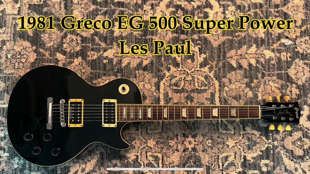 GRECO EG450 # BLACK 1980年製【Super Power Series】”PRE MINT