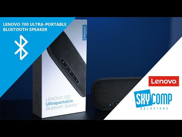 Tiny and Loud Bluetooth Speaker - Lenovo 700 Ultra-Portable - YouTube