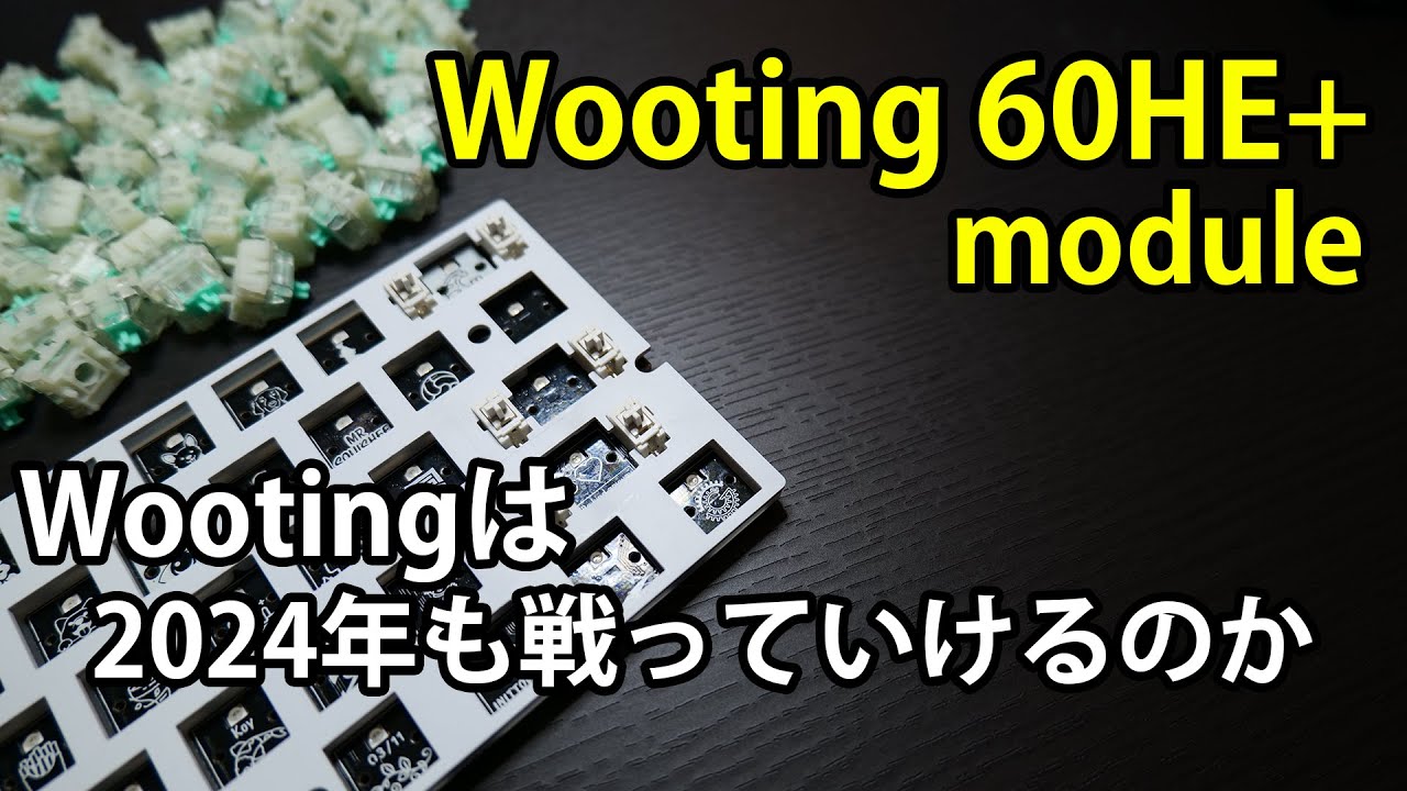 Wooting 60HE+ module レビュー!! Wootingは2024年も戦っていけるのか
