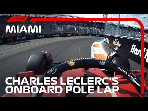 Charles Leclerc's Pole Lap | 2022 Miami Grand Prix | Pirelli - YouTube