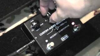 MXR Custom Audio Electronics Boost/Overdrive Pedal Demo - YouTube