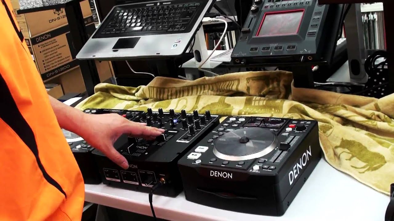 DENON DJのDN-S1200でtraktorを動かす。1/5 - YouTube