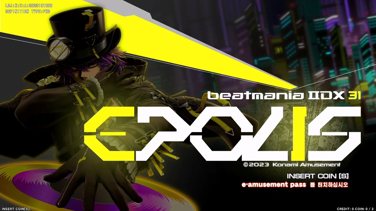 beatmania IIDX 31 EPOLIS Title Screen - YouTube
