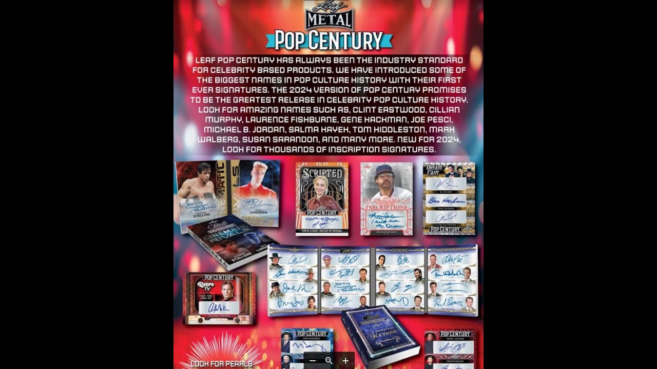 yoshika BGBPB 俳優 直筆サイン 2024 LEAF POP CENTURY BOX BREAKS