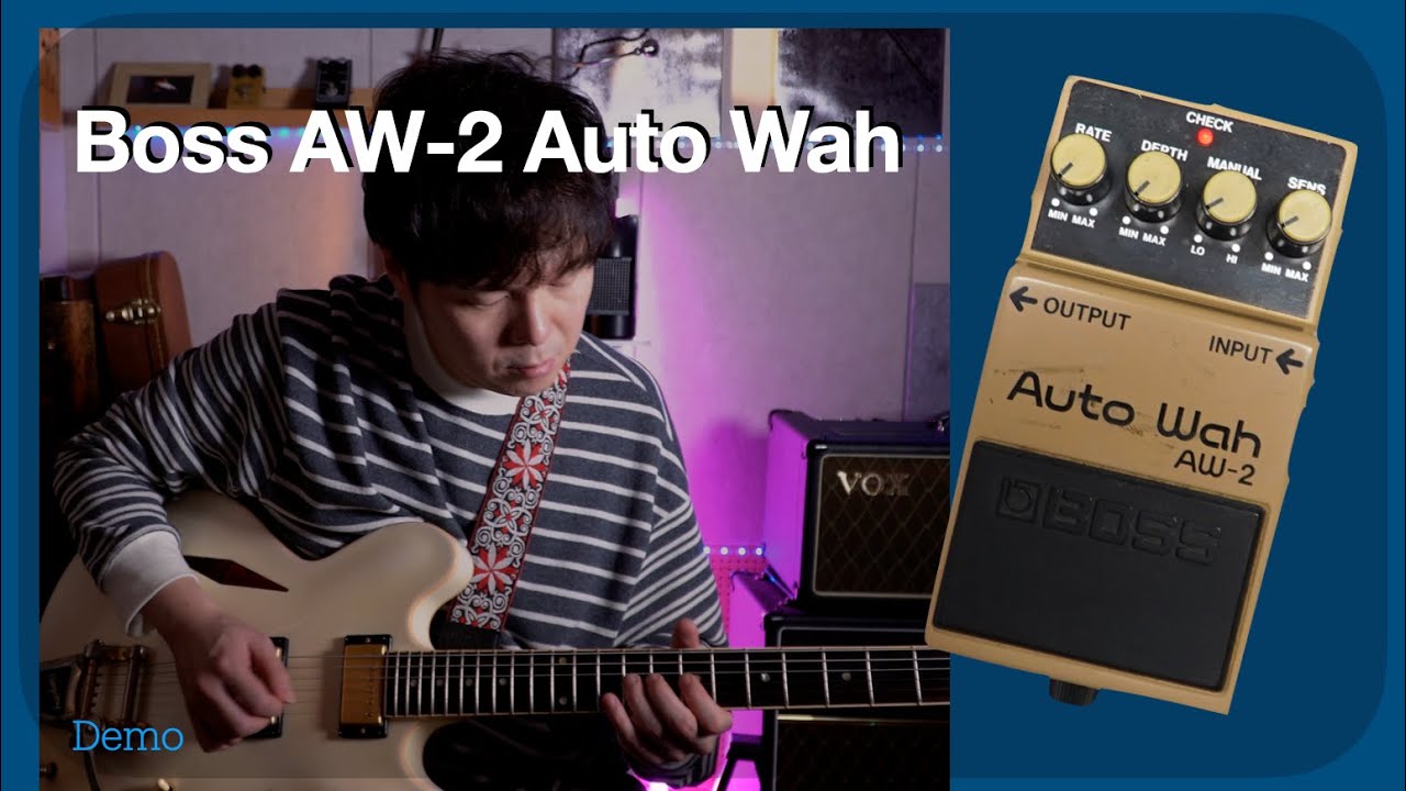 Boss AW 2 Auto Wah Demo - YouTube