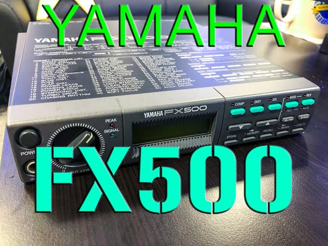 ギター YAMAHA FX500 SIMUL-EFFECT PROCESSOR Yamaha FX500 Simul