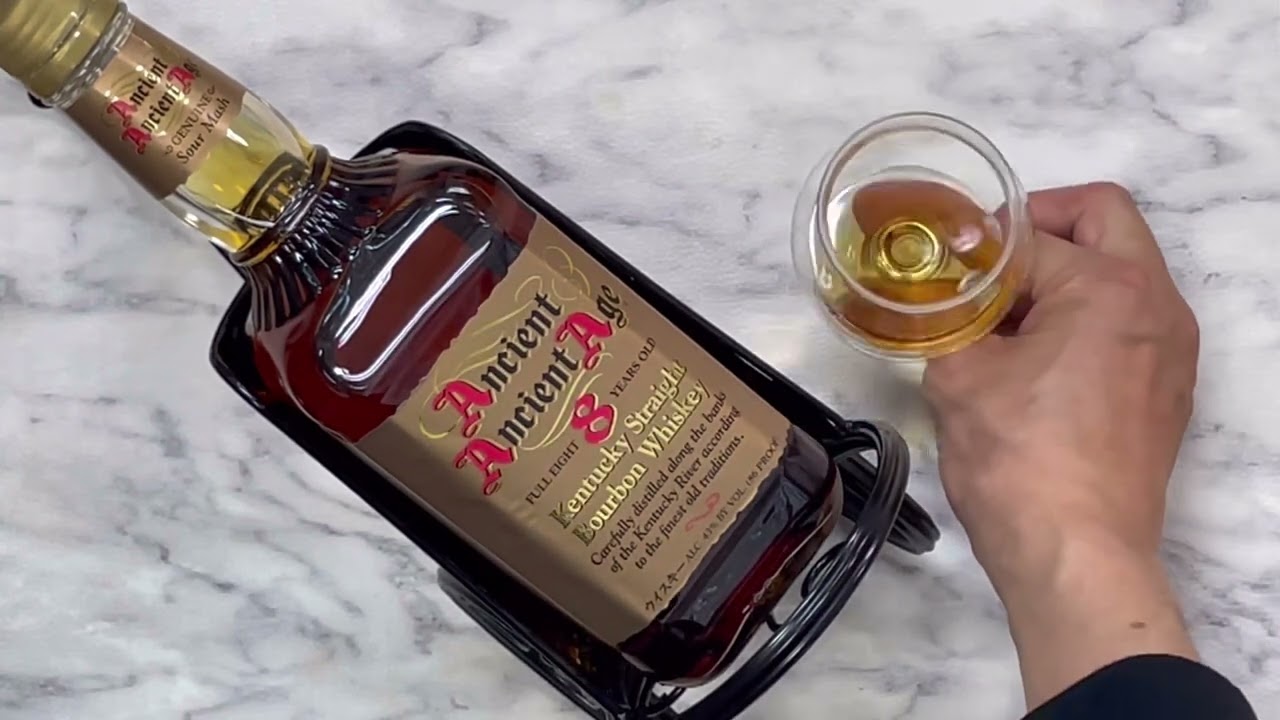 エンシェント・エイジ8年 バーボン バッファロートレース レビュー動画