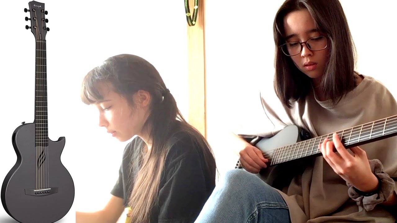 Carbon Fiber Acoustic Guitar - Enya NOVA GO Review + jam カーボン