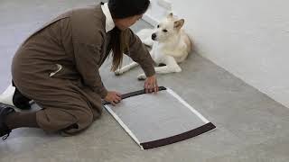 PECOLO Toilet Tray PECORO トイレトレーワイド カカオ free stitch