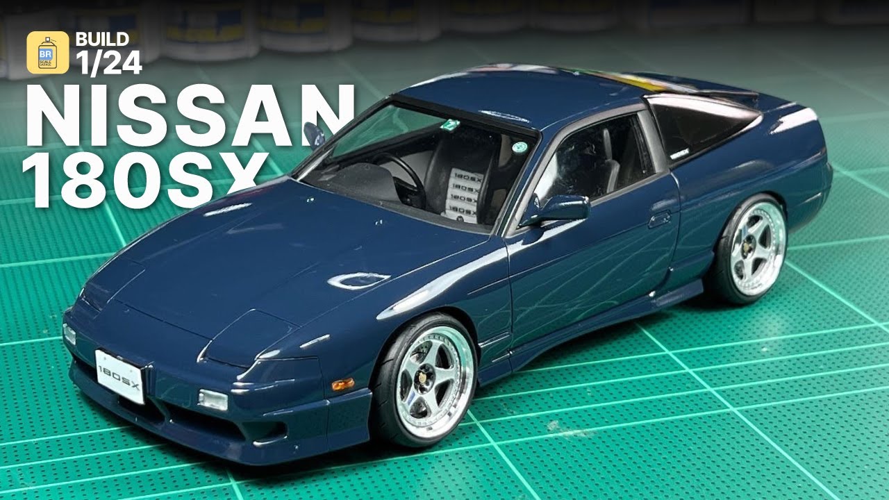 Build 1/24 Nissan 180SX RPS13 Type-X - Fujimi - YouTube