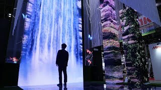 Exhibition] JAPANSHOP2018 / LEDを中心とした屋内装飾演出 - YouTube