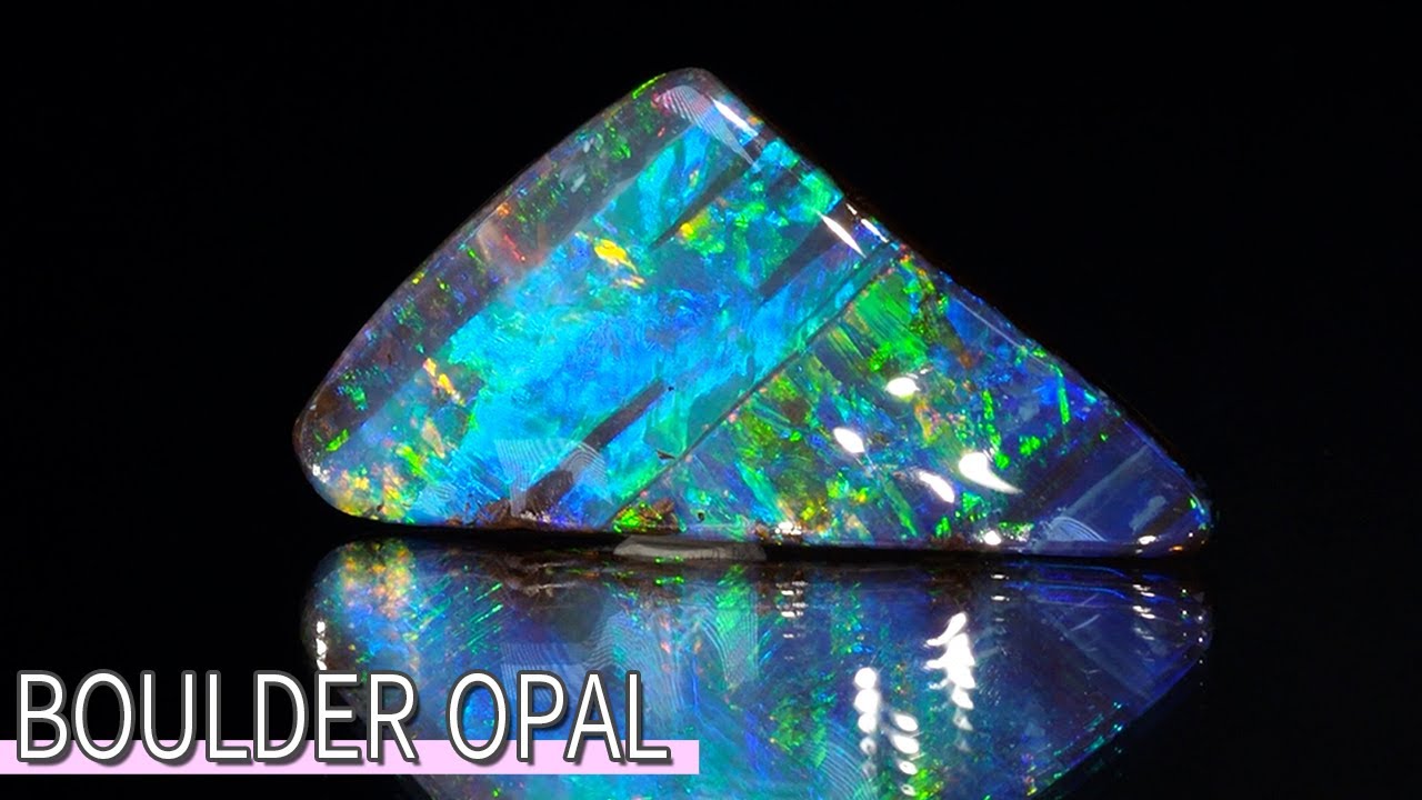 ボルダーオパール】幻想的なオーロラ色！2つとしてない奇跡の石