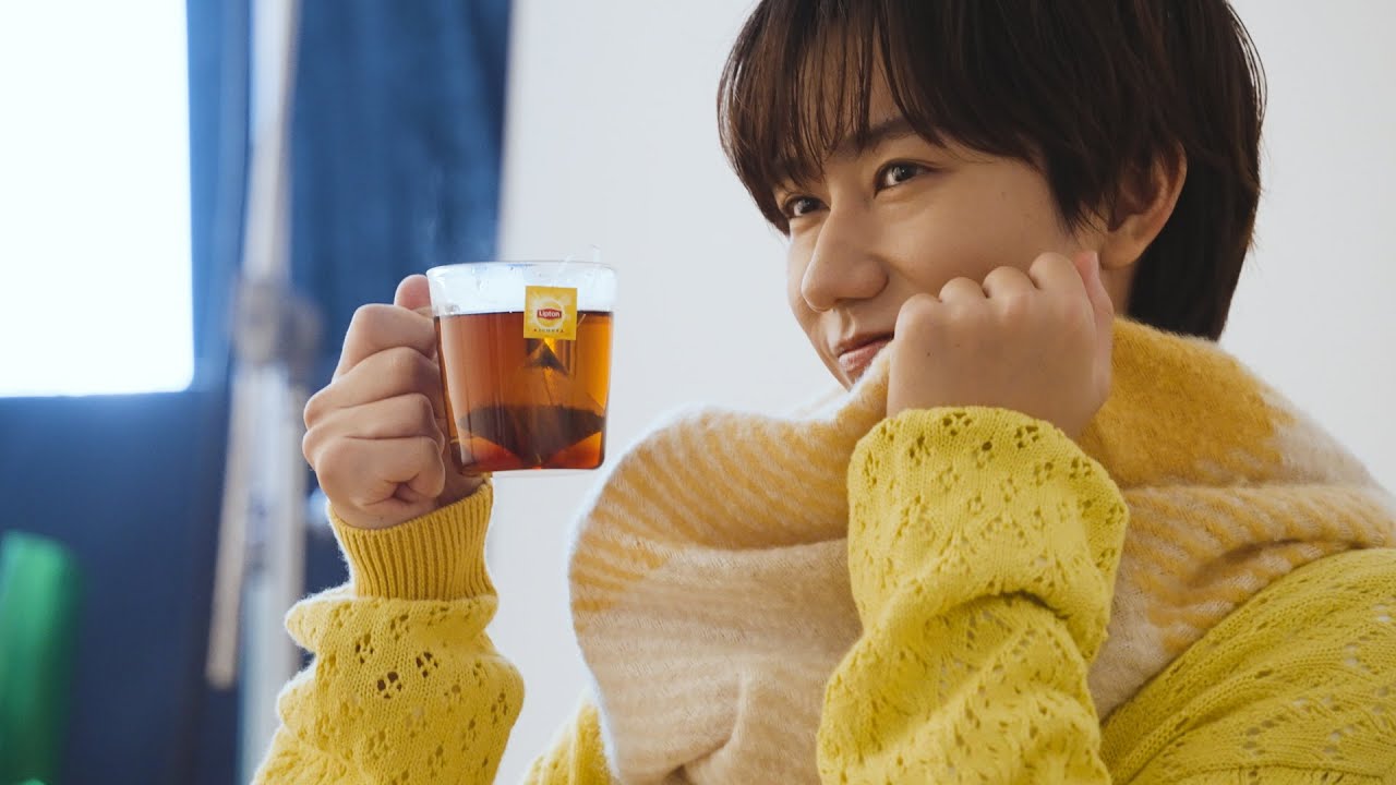 リプトン イエローラベル＆グリーンティー 新CM メイキング - YouTube