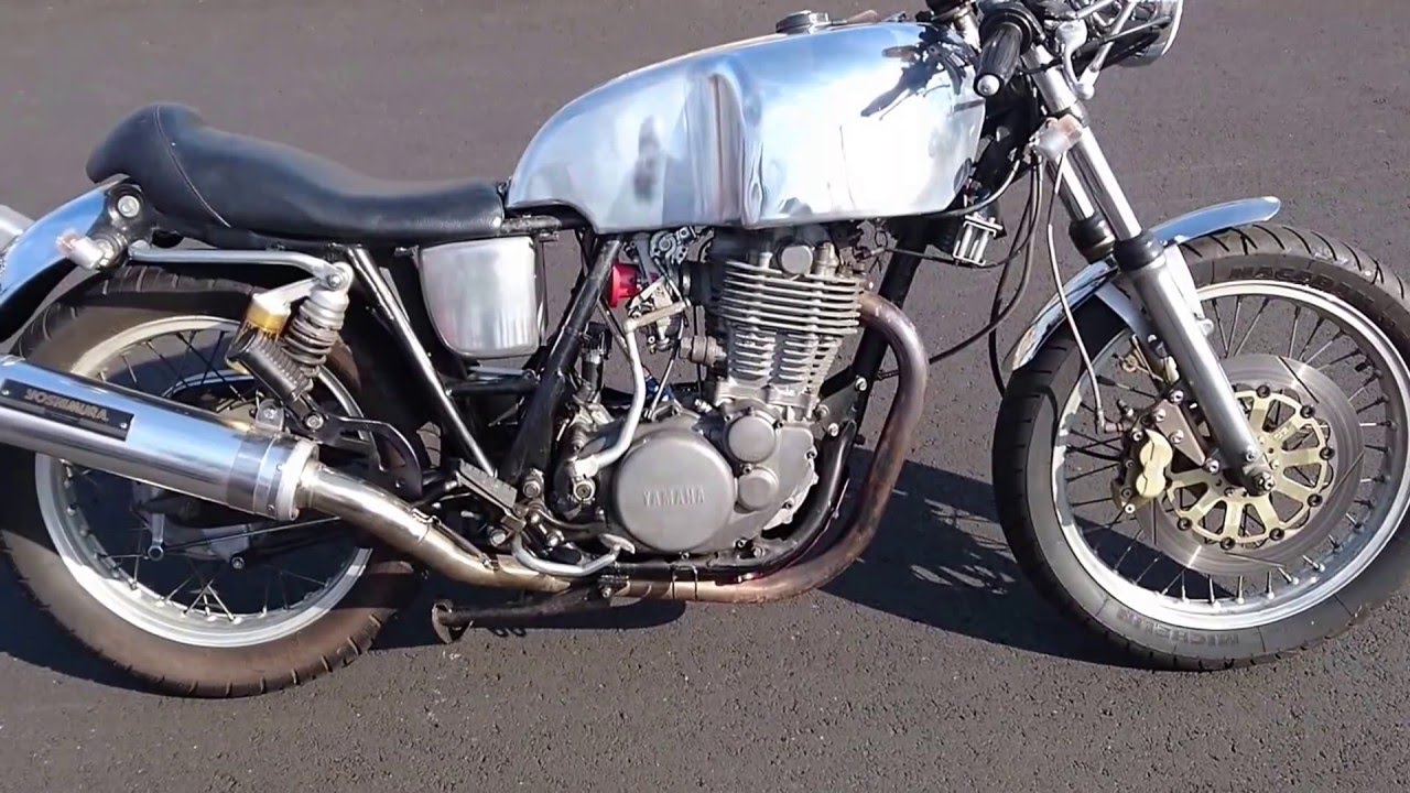 ヤマハSR400・特攻の拓-龍神 天羽時貞仕様プラモ完成品/ケース付き値引き可