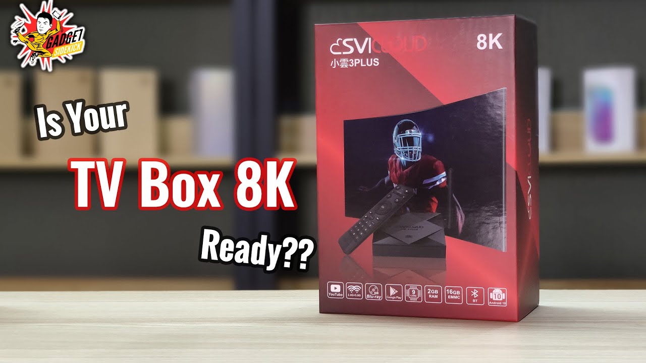 SVI Cloud 3 Plus Android Box - 8K Ready Android TV Box with Loaded