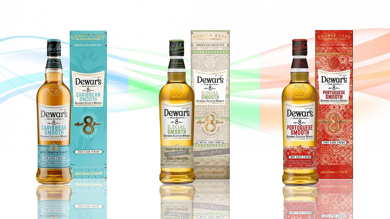 ウイスキー飲み比べ】デュワーズ8年ユニークカスクシリーズ3種を比較し