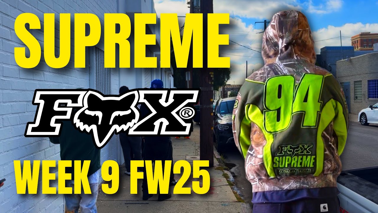 Supreme Week 9 FW25 In-Store Pick-Ups (Fox Racing Collab) - YouTube