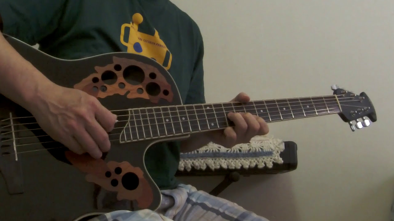 Ovation Applause AE148 Acoustic/Electric Guitar Sound & DEMO 6/8