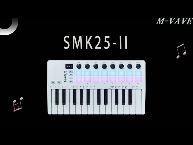 M-WAVE SMK-25 II MIDIキーボード M-VAVE 25-Key MIDI Keyboard SMK-25 Ⅱ