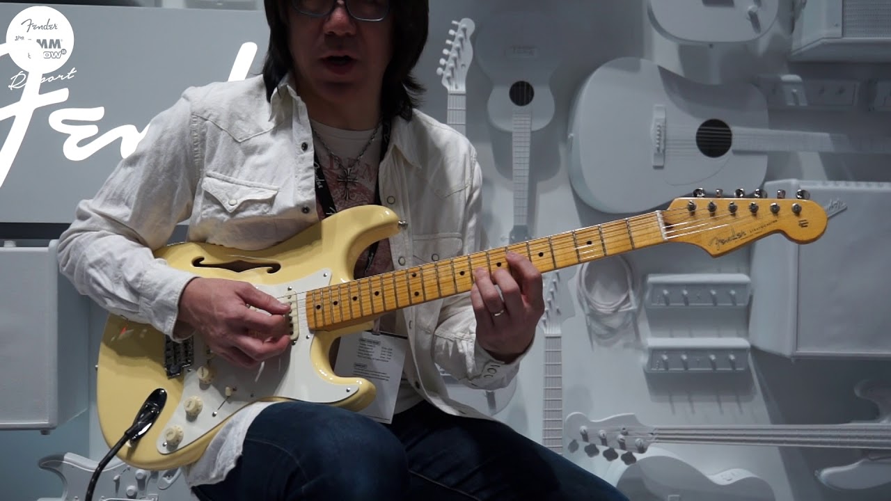 NAMM2018】 Fender Eric Johnson Signature Stratocaster Thinline
