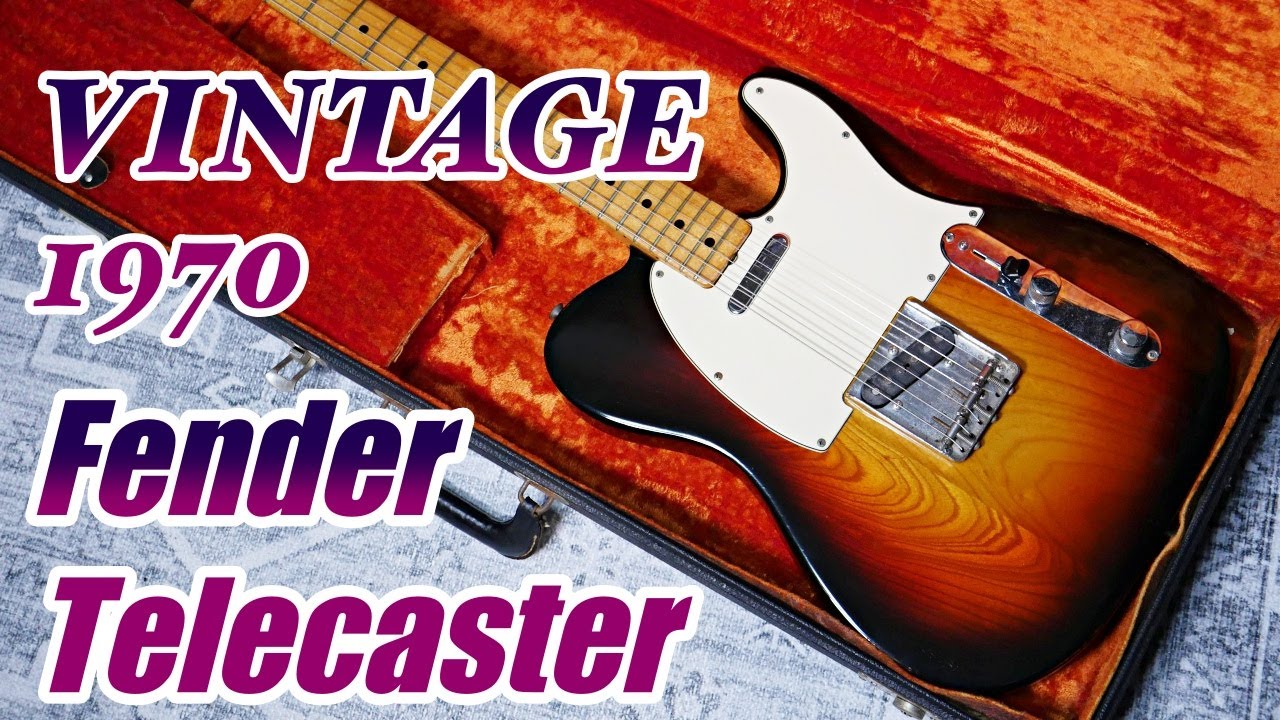 A super cool 1970 Telecaster! What are the unique vintage features