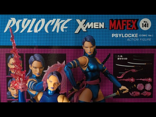 Marvel Mafex No.141 Psylocke Figure Review - YouTube