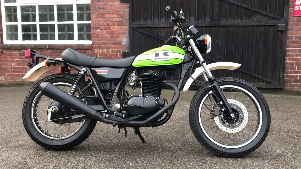 美品】Kawasaki 250TR純正タンク グリーン Kawasaki 250TR純正タンク