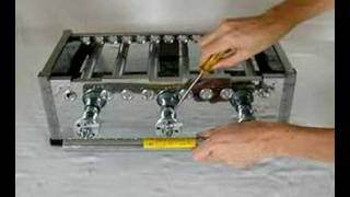 天然ガス用 10穴3丁（3連）（銅板木柄たこ焼き器）山下金物製