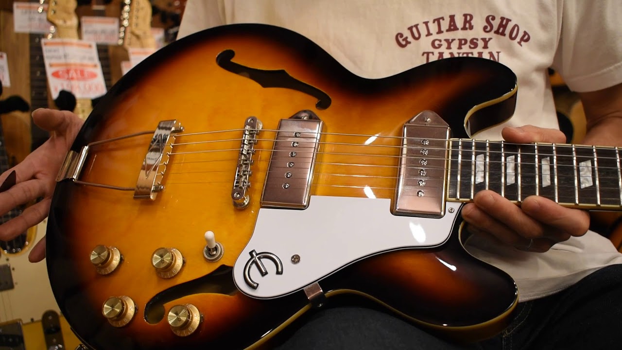 USED/Epiphone CASINO COUPE VS@guitarshoptantan - YouTube