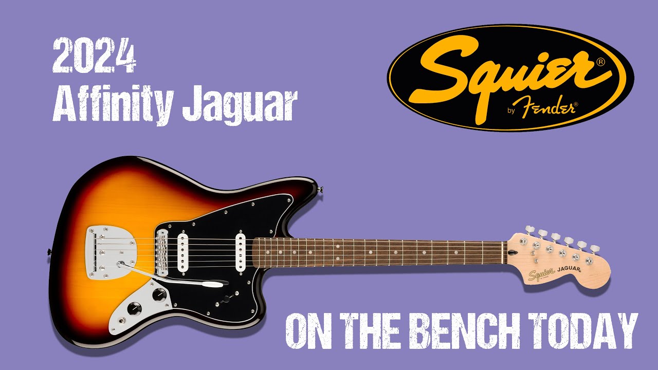 2024 Squier Affinity Series Jaguar Electric Guitar - YouTube