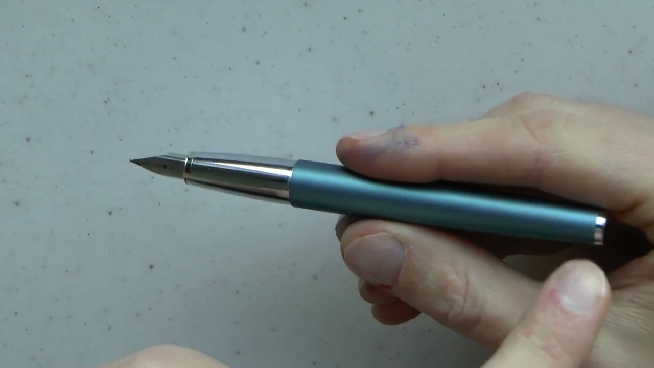 Lamy Studio Aquamarine Fountain Pen Review - YouTube