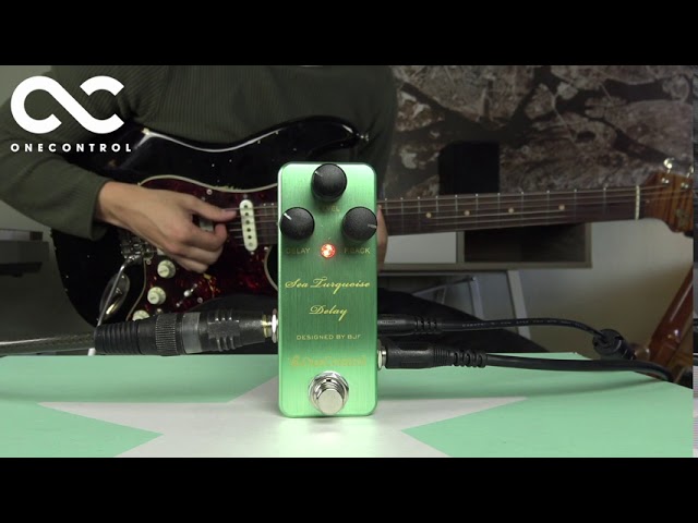 One Control Sea Turqouise Delay - Demo by Erik Holmbom - YouTube