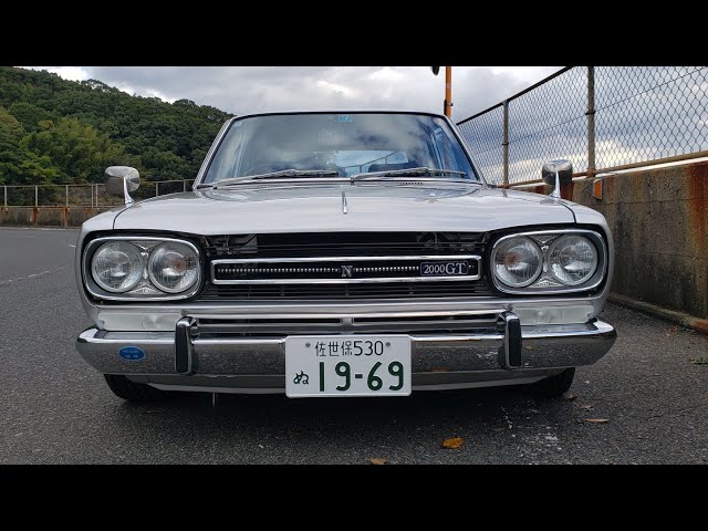 昭和44年式 ハコスカの特徴 前期ハコスカ 箱スカ GC10 NISSAN SKYLINE