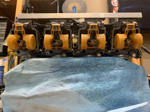 1995 Kawasaki ZX6R Carb. Cleaning - YouTube