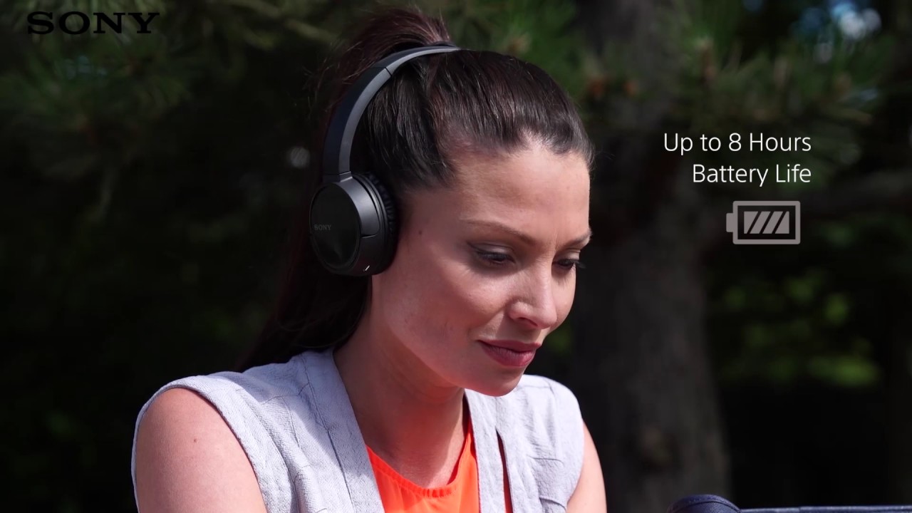 Sony MDR-ZX220BT On-Ear Wireless Headphones with Mic. - YouTube