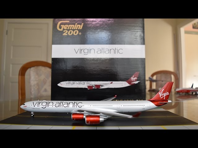 Gemini Jets 1:200 Virgin Atlantic A340-600 Unboxing and Review