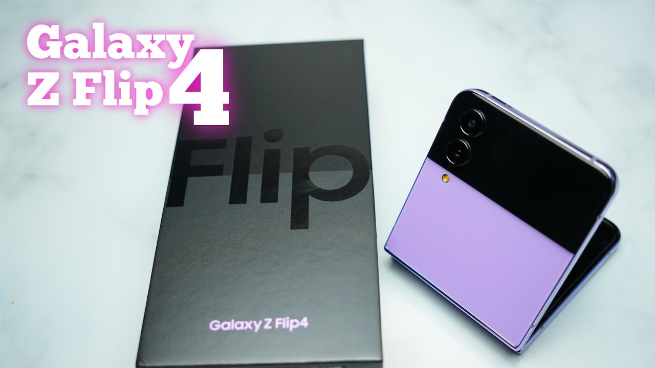 Samsung Z Flip 4 Unboxing Bora Purple - YouTube