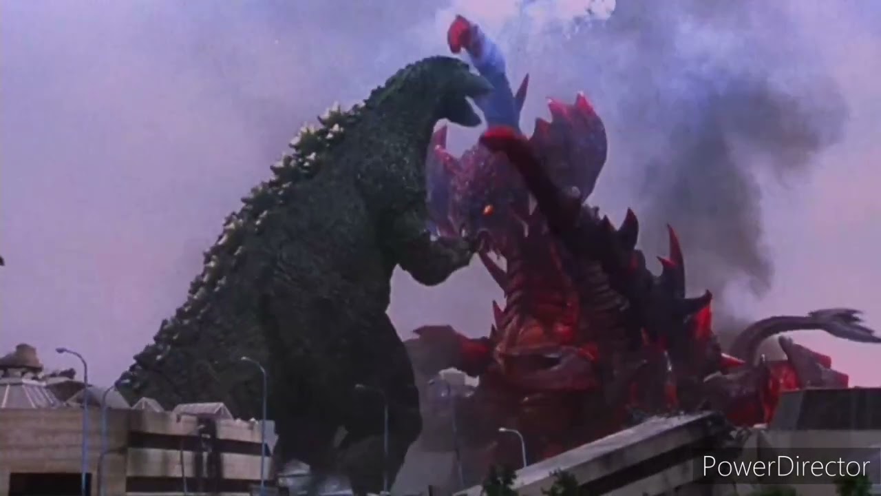 Junior vs Destoroyah with custom roars (Godzilla vs Destoroyah