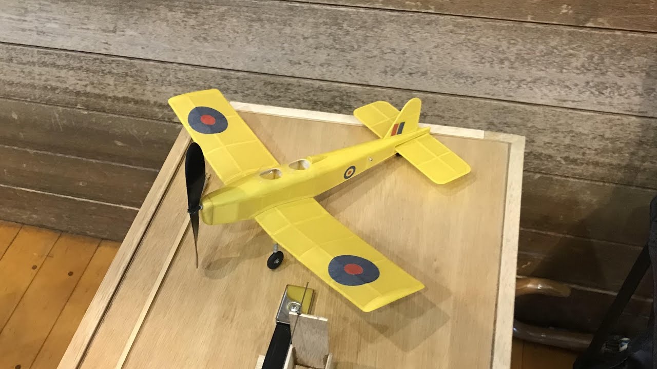 インドアプレーン 全部見せます材料・設計図・作り方【ゴム動力飛行機