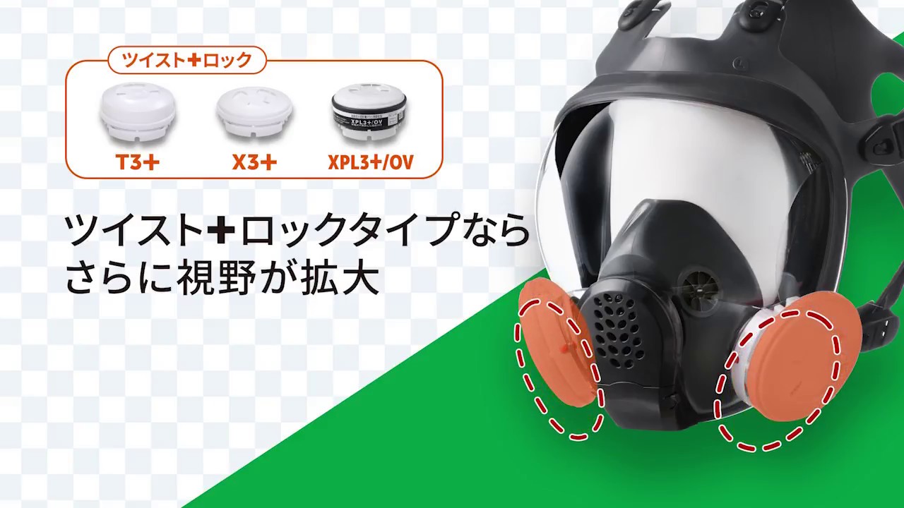 防じん・防毒マスク 