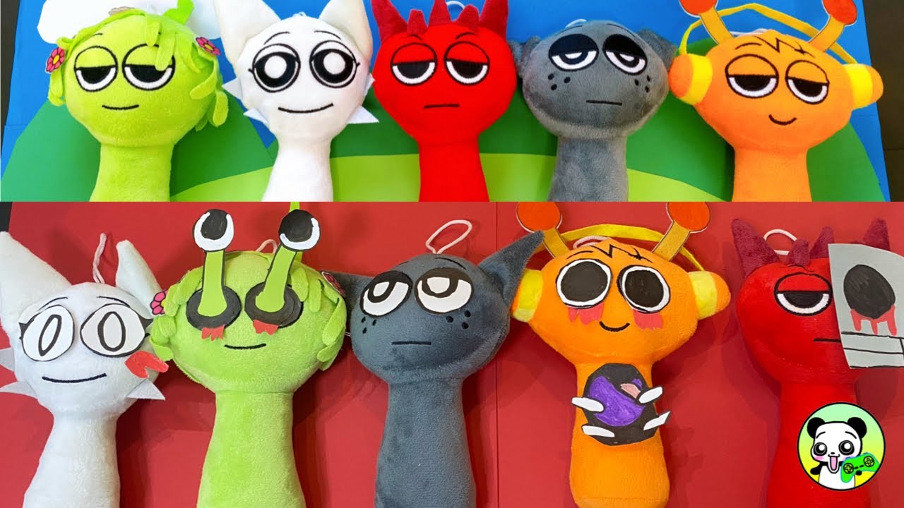 SPRUNKI] I tried crafting to match the Spranky stuffed toys