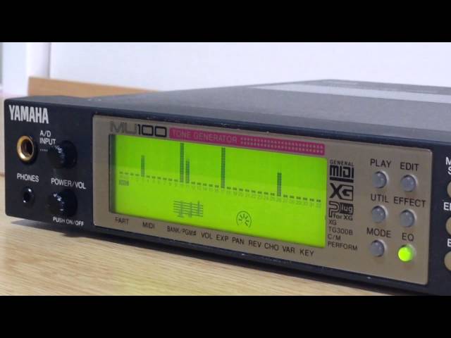 DTM・DAW YAMAHA MU1000 TONE GENERATOR DTM・DAW YAMAHA MU1000 TONE