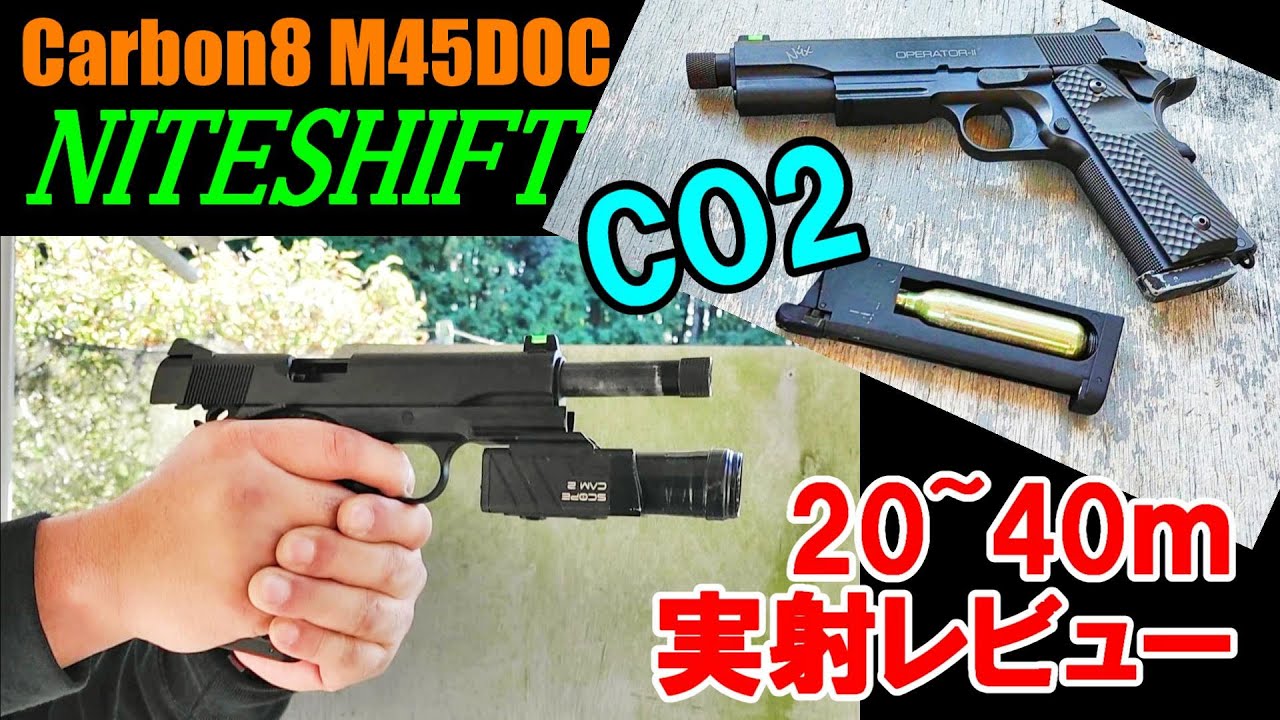 CO2ガスガン CARBON8 NITESHIFT CO2GBB ガスブロ サバゲー