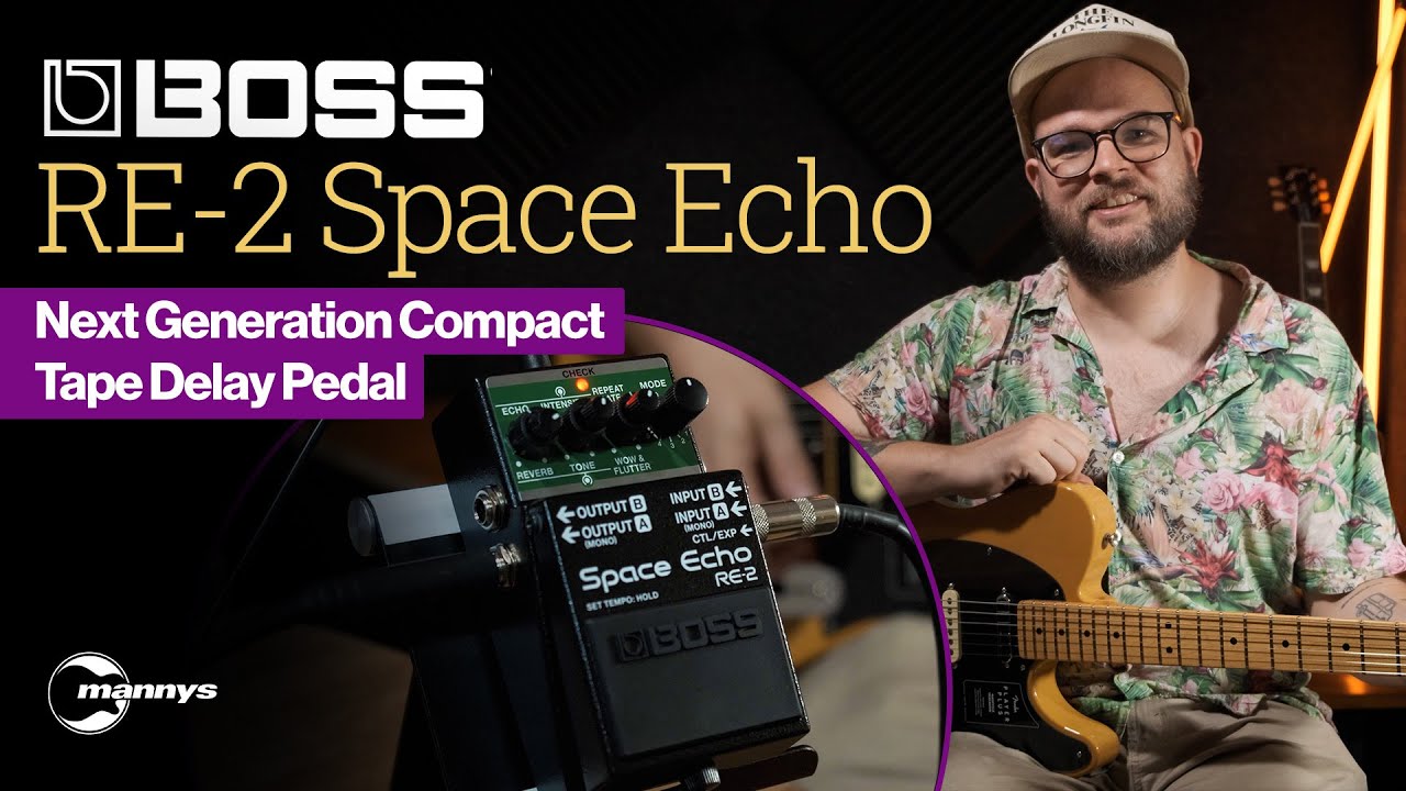 Introducing: Boss RE-2 Space Echo - next gen compact Tape Echo