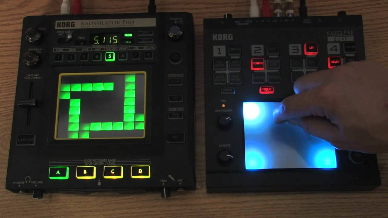 Korg Kaoss Pad Quad - Introduction In The Studio - YouTube